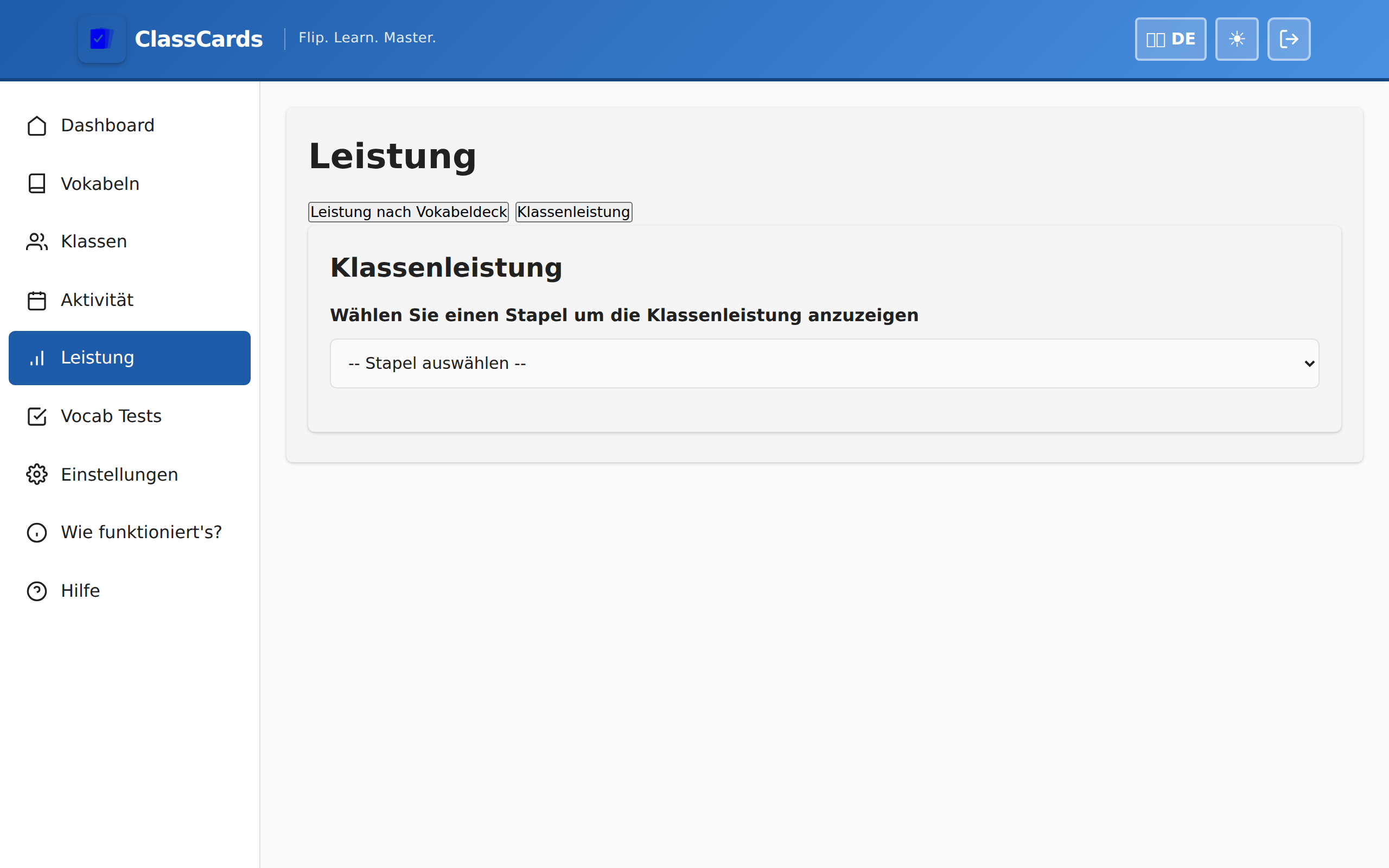 Performance Tracking
